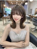 【佐京】美髪カラー　韓国　レイヤー　艶髪　髪質改善