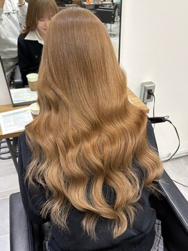 ネクスト 池袋(NEXT) 【ダブルカラー・エクステ】シールエクステ/ミルクティー