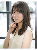 ハーツオオサカ(HE:ARTS OSAKA)&nbsp;上品に仕上がる暗髪ミディ×バング