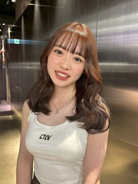 ペレ 原宿(PELE) ワンホンレイヤー/ミルクティーブロンド/ダークブルー/原宿