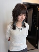 キーパーソン(kii person)&nbsp;kii person × ボブ ウルフ　インナーカラー