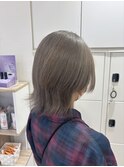 ワンホンレイヤー/ミルクティーブロンド/ダークブルー/平塚