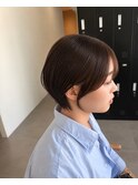 ダークブルーショートカット
