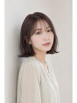 ワゴンバイアフロート(Wagon by afloat) ミディアム×外ハネくびれボブ20代30代40代50代丸顔面長池袋