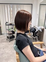 ドーズヘアー(DOUZE HAIR) 艶ブラウン×まとまるストレートボブ