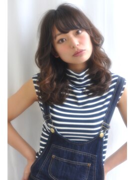 クラン(clan) clan<大人可愛い耳かけハイトーン黒髪ミディ＞