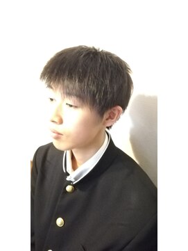 今日は美容院 アシンメトリーの前髪