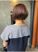 前下がりショートボブ