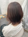 インスヘアー 東加古川店(INCE HAIR) くびれ風ボブ×ピンクブラウンカラー