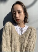 nuance bob×sepia beige