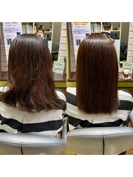 髪質改善ヘアサロン モアビー(More B) 【髪質改善縮毛矯正|酸性ストレート】ハリスノフ5G