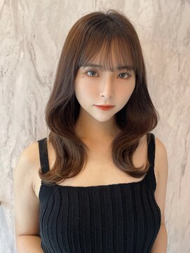 ルームバイシー 新宿(Loom. by Sea) 韓国/前髪/ダークブラウン/チェリーブラウン/束感/新宿