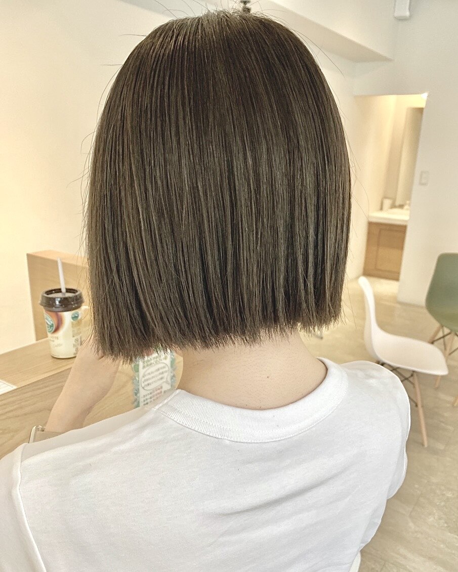 軽さのあるミニボブ 人気No.1 simple is best！：L178236234｜オレンジ