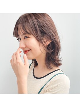 ガーデン オオタカノモリ(garden otakanomori) ショコラアッシュ 20代30代40代大人外ハネくびれミディアムa