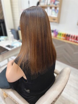 ヘアメイクゼロ 坂戸駅前店(hairmake zero) 【ナチュラルなストレート】oggiotto酸熱トリートメント