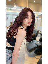 フィル 横浜(fil)&nbsp;ハンソヒレッド_前髪マチルダボブピンクベージュ