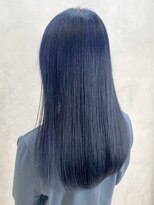 アイティーバイアルバム 藤沢店(IT by ALBUM)&nbsp;ディープブルー_斜めバンググレージュカラー_ba464671