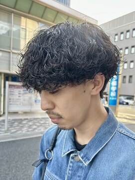 オーガニック アトリエ 大宮(organic+atelier) 波巻きスパイラルパーマツイストスパイラルパーマメンズマッシュ