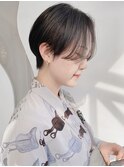 【なかじま ひびき】黒髪ハンサムショート