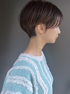 ラウンジ モリオ イケブクロ(Lounge MORIO Ikebukuro) 【morio池袋】大人可愛い黒髪前下がりショートボブ♪