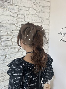 ヘアー ルセロ アット プリム(hair lucero @ prim) ゆるふわポニーテールセット