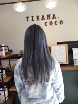 美容室 ティアナ ココ(TIEANA.COCO) Wカラーブルーシルバー