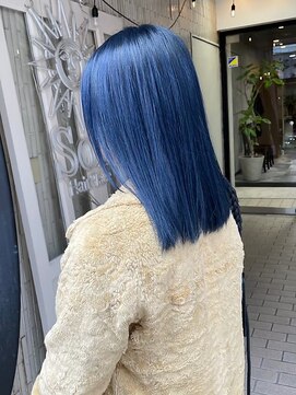 ロナバイソル(lona by SoL) ブリーチカラー/コバルトブルー