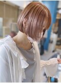 20代30代ダブルカラーブリーチ立体感グラデーション透明感カラー
