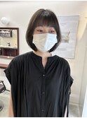 【Look at】20代30代40代スリークボブシアベージュ