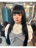 黒髪・学生さんにも＊王道姫カットスタイル