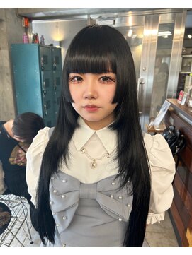 ギフトサニーサイド(gift sunny side) 黒髪・学生さんにも＊王道姫カットスタイル