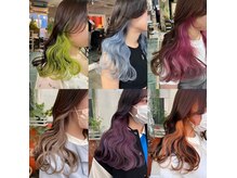 テレビや雑誌で多数掲載されたインナーカラーをプロがご提案♪