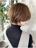 ショートヘア/分け目なし/イメチェン/30代40代50代60代/表参道