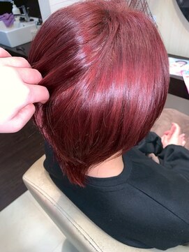 ヘアショップエヌアンドエー 久喜 栗橋店(hairshop N&A) こっくりバイオレットピンク/秋カラー/ブリーチ/Wカラー