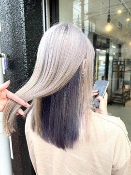 ハート(HART) white×violet