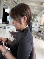 ハピネス 西大寺店(Happiness)&nbsp;ショートカット×ひし形ショートボブ×前髪あり30代40代50代