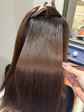 ナルヘアー 越谷(Nalu hair) 美髪/髪質改善/酸性ストレート/縮毛矯正/before→after