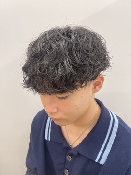 波巻きシャドウパーマ京都四条河原町