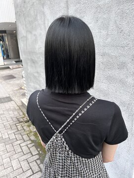 スイート ヘアデザイン(Suite HAIR DESIGN) 切りっぱなしボブ×髪質改善ストレート【Ryoka 髪質改善】