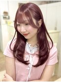 【Lufeli】いとうりお　ピンクブラウン/レイヤーカット/髪質改善
