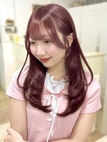 ルフェリ(Lufeli)&nbsp;【Lufeli】いとうりお　ピンクブラウン/レイヤーカット/髪質改善