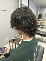 メンズ リコ(MEN'S RICO)&nbsp;波巻きスパイラル波巻きウルフミディアムパーマウルフ【大和】