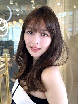 シーシンジュク 新宿南口(Sea shinjuku) 大人ガーリー×ダークアッシュ[似合わせカット/ミディアム]