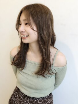 ラシアヘアー(LASIA HAIR) 【LASIA大分/牧駅徒歩5分】大人の艶ベージュ/顔周りカット