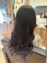 ヴァンクラウドフロムコウベ 恵庭店(VENT CLOUD from KOBE)&nbsp;ラベンダーグラデーションカラー20代30代