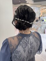モナバイルーブル(MONA by Louvre)&nbsp;【MONA名古屋駅/名駅】サイドお団子アレンジ/ヘアセット