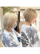 バンプ ギンザ(BUMP GINZA)&nbsp;30代40代50代ハイライト銀座ショートヘア　松