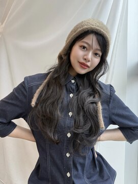 韓国レイヤーイルミナカラーウェーブヘアー