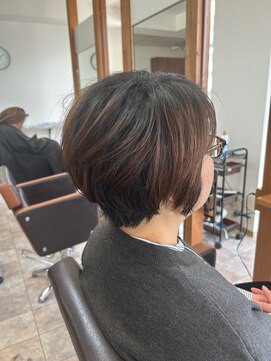 ハロヘアー(halo hair) レイヤーショート