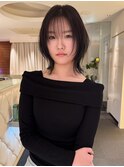 お家で再現しやすいミディアムレイヤーボブ◎